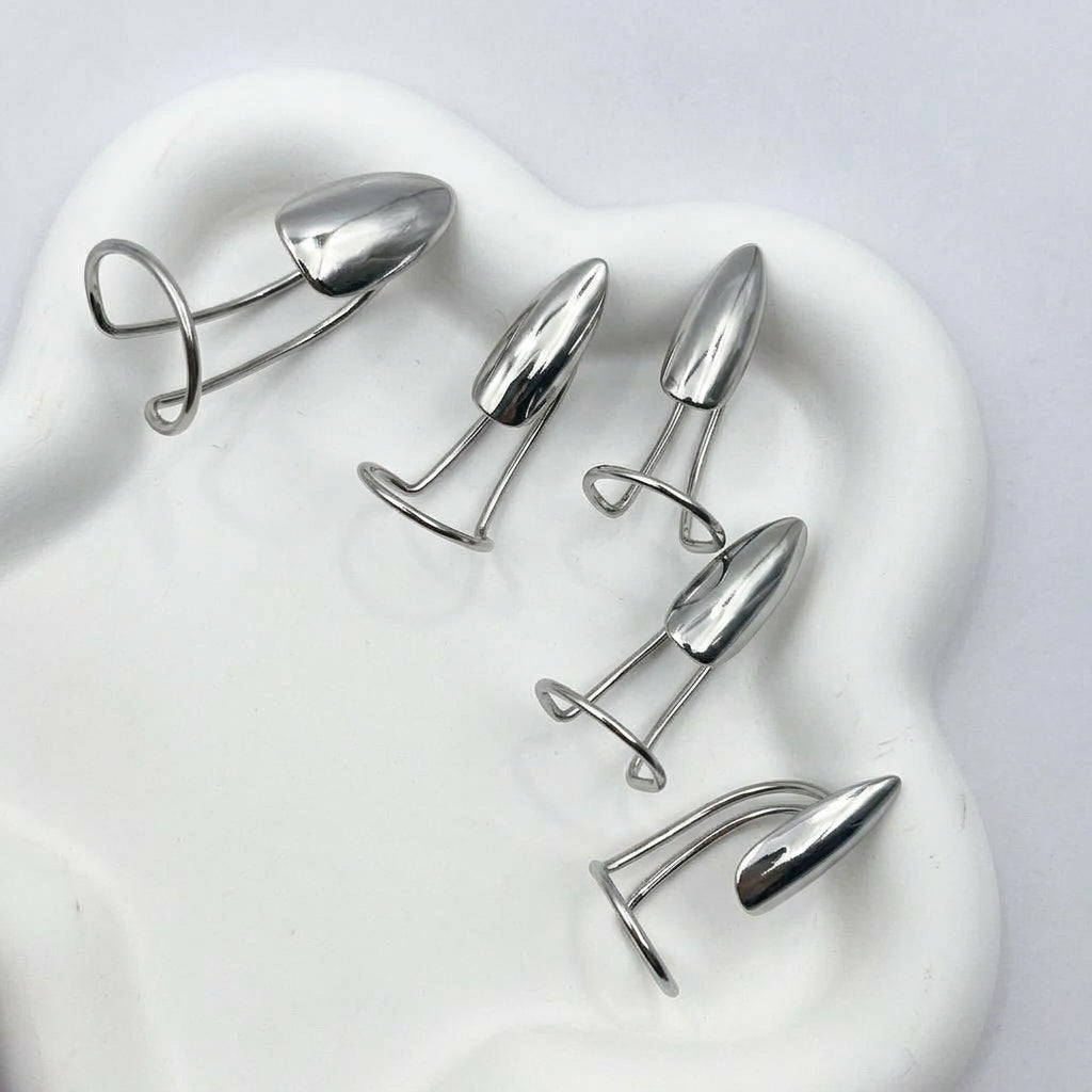💍50 % RABATT! ✨ Metall-Fingerspitzen-Nagelring, trendiges Modeschmuck Accessoire für Party & Alltag 🖤