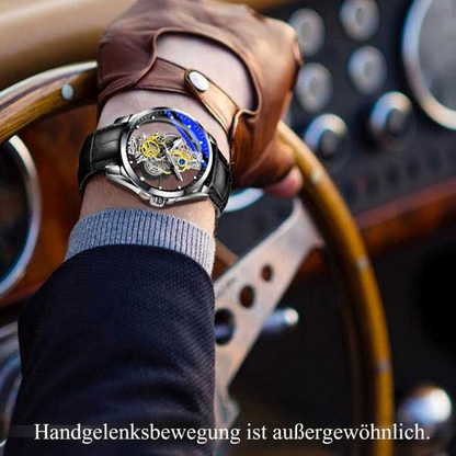 ⌚ FÜR KURZE ZEIT 50% RABATT! ⚡ Zweiseitige Skelettuhr – Nicht-mechanisches Tourbillon, leuchtstark, 30 m wasserdicht ✨