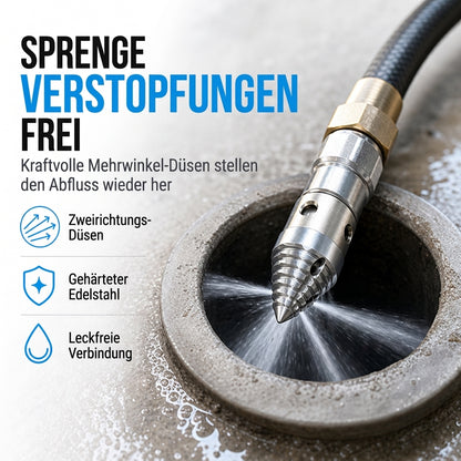 Hochdruck-Kanalreinigungsdüse in Pagodenform, Rohrreinigungs- und Säuredüse