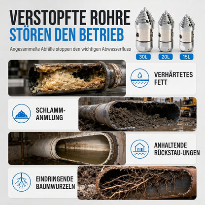 Hochdruck-Kanalreinigungsdüse in Pagodenform, Rohrreinigungs- und Säuredüse