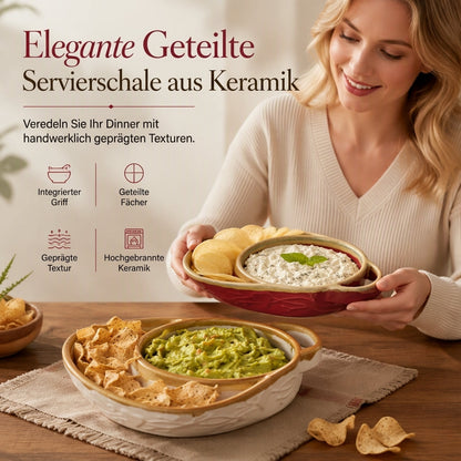 Retro Keramik Auflaufform mit einzelnem Griff