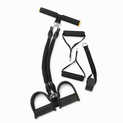 Multifunktionales Widerstandsband mit Pedal – Für Bauch-, Yoga- & Pilates-Training zu Hause