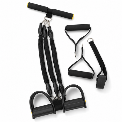 Multifunktionales Widerstandsband mit Pedal – Für Bauch-, Yoga- & Pilates-Training zu Hause