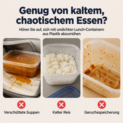 Tragbare isolierte Lunchbox aus Edelstahl