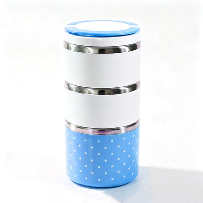 Tragbare isolierte Lunchbox aus Edelstahl