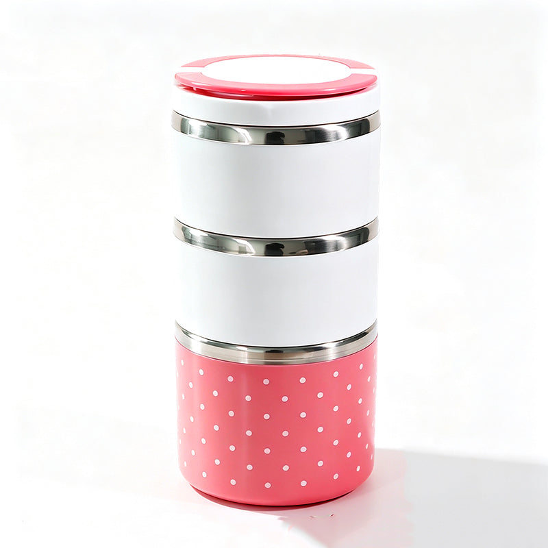 Tragbare isolierte Lunchbox aus Edelstahl