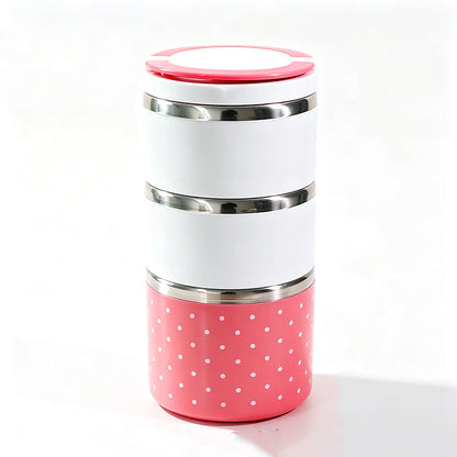 Tragbare isolierte Lunchbox aus Edelstahl