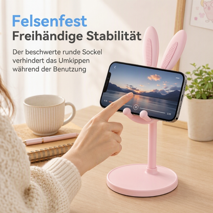 📱 50% RABATT! 🐰 Kaninchen-Handyständer – Niedlich & praktisch für den Schreibtisch ✨