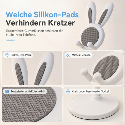 📱 50% RABATT! 🐰 Kaninchen-Handyständer – Niedlich & praktisch für den Schreibtisch ✨