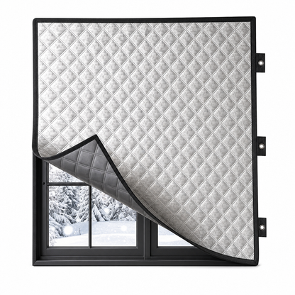 🪟 Jetzt 50% Rabatt ✨ Thermisch isolierter FensterVorhang — mehrlagiges Polyester & Roll-Up-Design ❄️