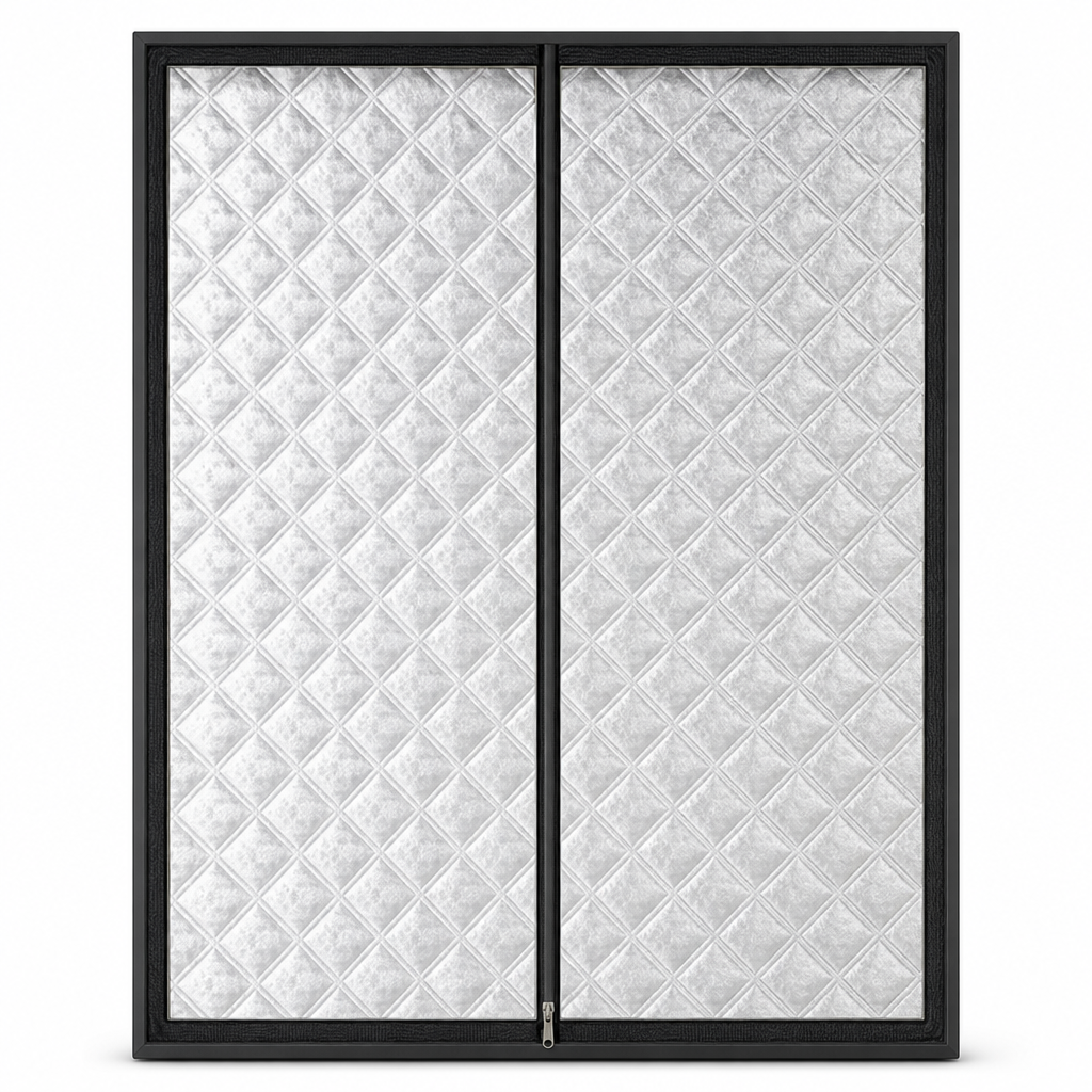 🪟 Jetzt 50% Rabatt ✨ Thermisch isolierter FensterVorhang — mehrlagiges Polyester & Roll-Up-Design ❄️