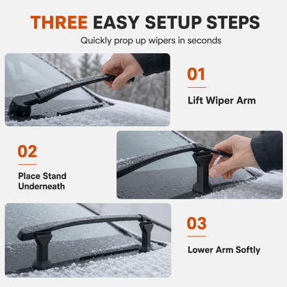 📢📢50% RABATT !!⏰2er-Pack Scheibenwischerabdeckung aus Kunststoff fürs Auto, Frostschutz-Wischerabdeckung für den Winter