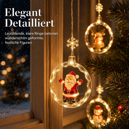 🎄 50% RABATT! Weihnachtsvorhang-Lichterkette – Fernbedienung & 8 Beleuchtungsmodi für gemütliche Festtagsfenster ✨🎁