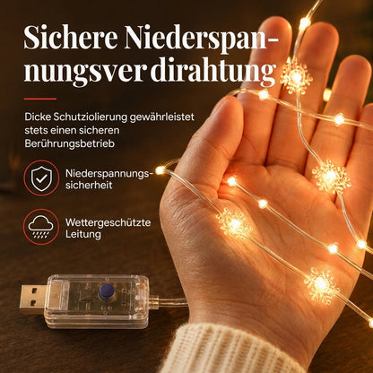 🎄 50% RABATT! Weihnachtsvorhang-Lichterkette – Fernbedienung & 8 Beleuchtungsmodi für gemütliche Festtagsfenster ✨🎁