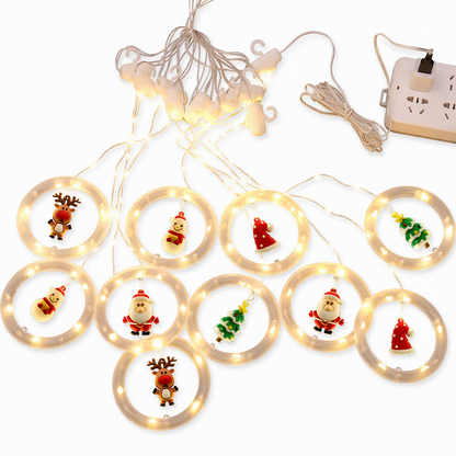 🎄 50% RABATT! Weihnachtsvorhang-Lichterkette – Fernbedienung & 8 Beleuchtungsmodi für gemütliche Festtagsfenster ✨🎁