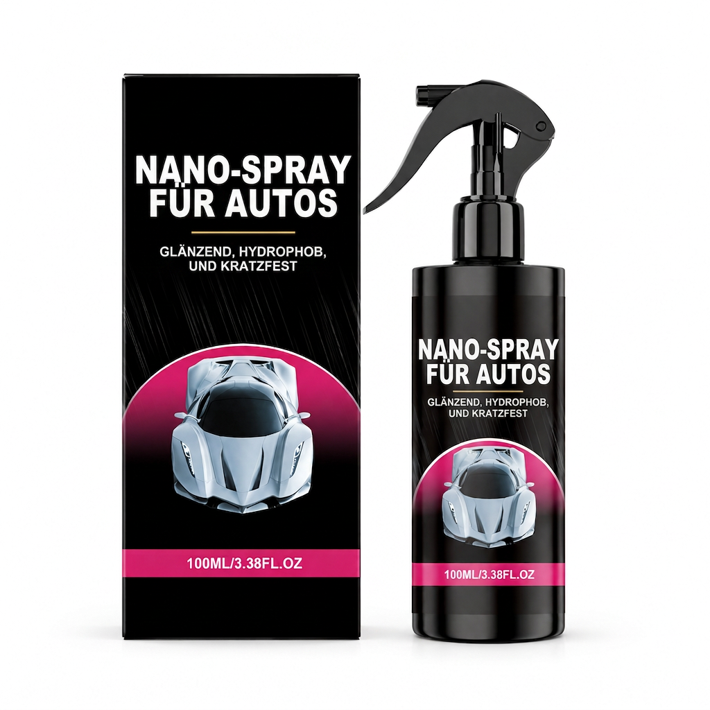 🚗 Nano-Reparaturspray für Autolack – entfernt Kratzer, reinigt, poliert & versiegelt in einem