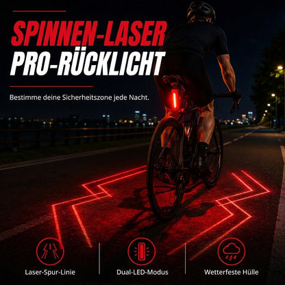 🚲 50% RABATT! 🔋 Aufladbares Fahrrad-Rücklicht – Sicher & hell bei Nacht ✨