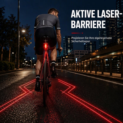 🚲 50% RABATT! 🔋 Aufladbares Fahrrad-Rücklicht – Sicher & hell bei Nacht ✨