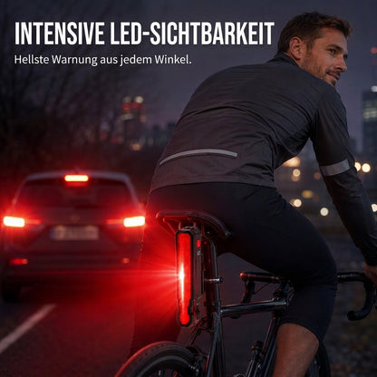 🚲 50% RABATT! 🔋 Aufladbares Fahrrad-Rücklicht – Sicher & hell bei Nacht ✨