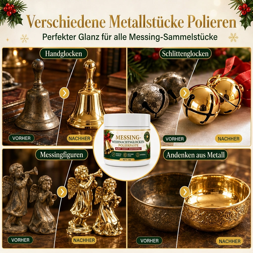 Messingglocken- und Kupferpoliturcreme zur Entfernung von Anlaufstellen und Oxidation