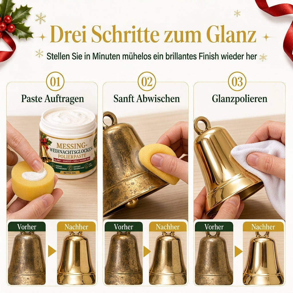 Messingglocken- und Kupferpoliturcreme zur Entfernung von Anlaufstellen und Oxidation