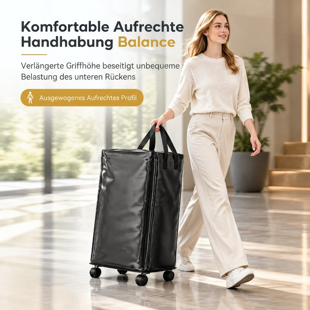 📦 50% RABATT! 🧳 Faltbare Umzugstasche mit Rädern – Wasserdicht & große Kapazität ✨