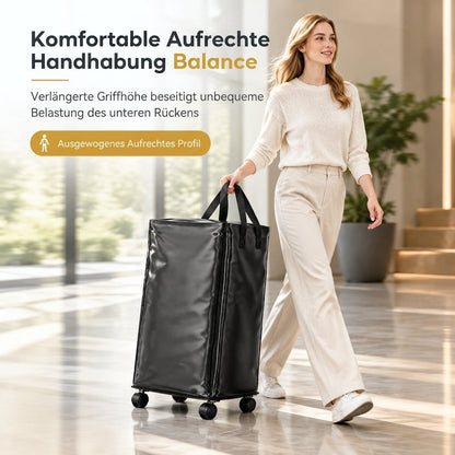 📦 50% RABATT! 🧳 Faltbare Umzugstasche mit Rädern – Wasserdicht & große Kapazität ✨