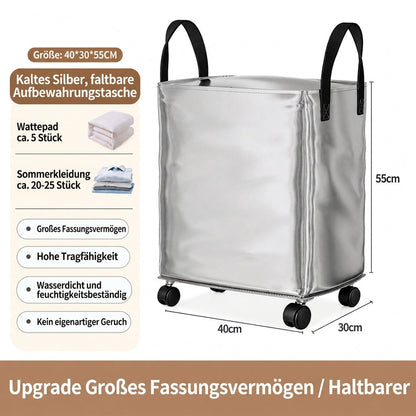 📦 50% RABATT! 🧳 Faltbare Umzugstasche mit Rädern – Wasserdicht & große Kapazität ✨