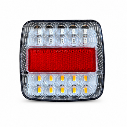 🚨 Quadratische zweifarbige LED-Rückleuchten im 2er-Set