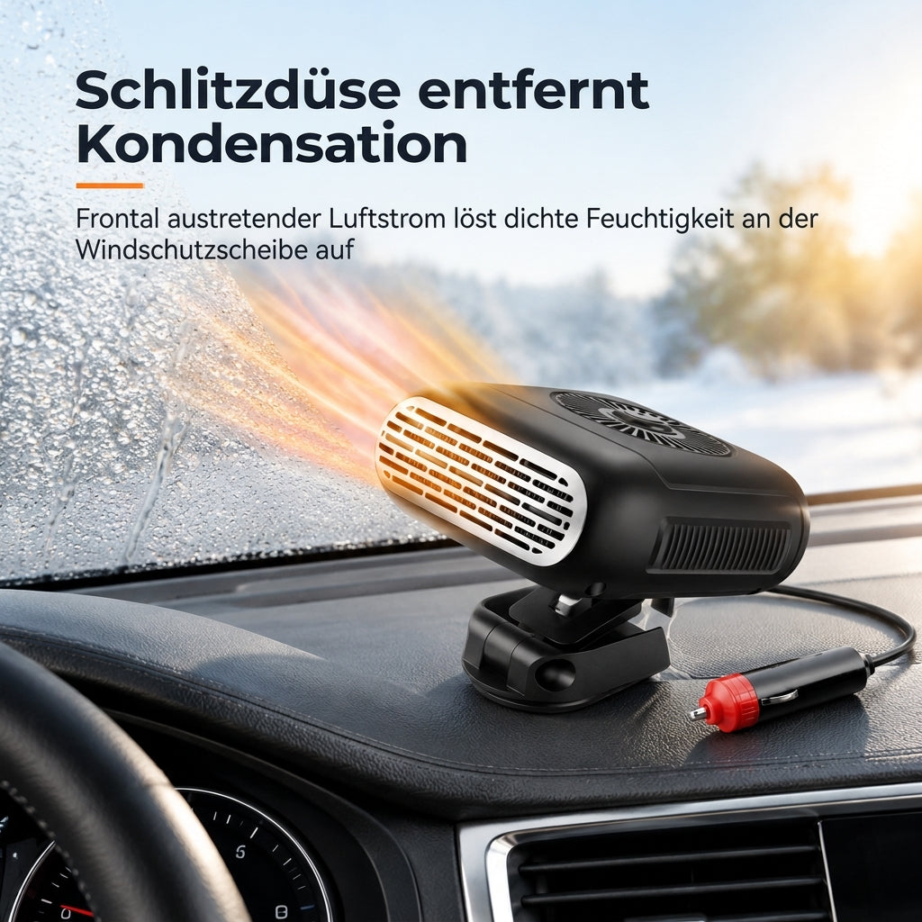 Tragbarer Auto- und Windschutzscheiben-Enteiser 12V 24V Auto Warmluftgebläse