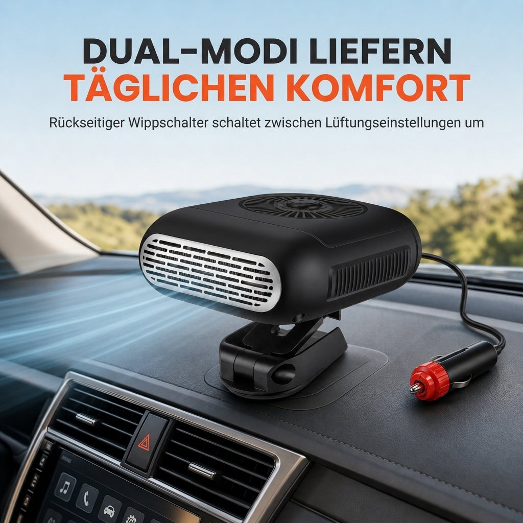 Tragbarer Auto- und Windschutzscheiben-Enteiser 12V 24V Auto Warmluftgebläse