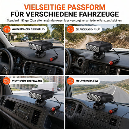 Tragbarer Auto- und Windschutzscheiben-Enteiser 12V 24V Auto Warmluftgebläse