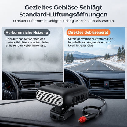 Tragbarer Auto- und Windschutzscheiben-Enteiser 12V 24V Auto Warmluftgebläse