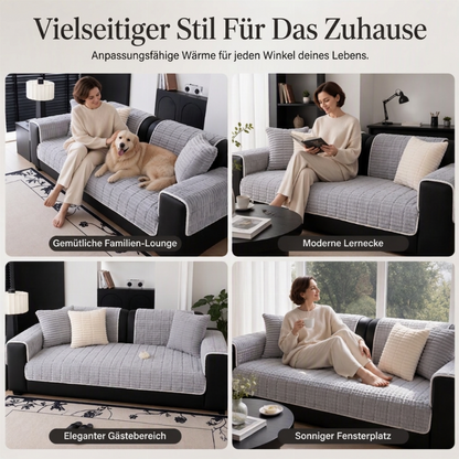 ❄️ Winter-Sonderangebot 🐰 | Rutschfeste, plüschige Sofakissenabdeckung – weich & kuschelig für die kalte Jahreszeit 🛋️✨