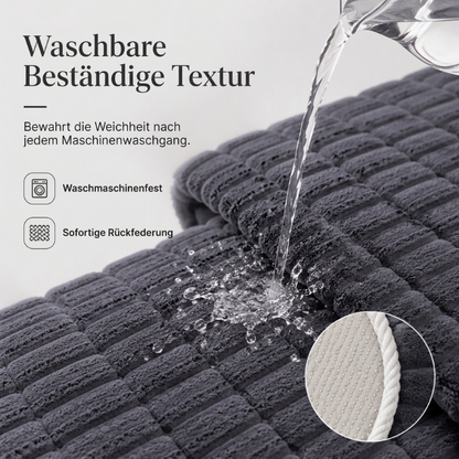 ❄️ Winter-Sonderangebot 🐰 | Rutschfeste, plüschige Sofakissenabdeckung – weich & kuschelig für die kalte Jahreszeit 🛋️✨