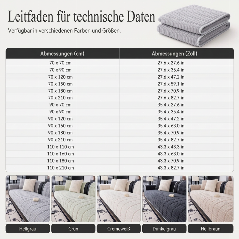 ❄️ Winter-Sonderangebot 🐰 | Rutschfeste, plüschige Sofakissenabdeckung – weich & kuschelig für die kalte Jahreszeit 🛋️✨