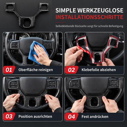 📢📢40% RABATT !!⏰ Lenkradabdeckung – Verleihen Sie Ihren Pickups 1500, 2500 und 3500 einen individuellen Innenraum Look, einfach zu montieren und stylisch ✨