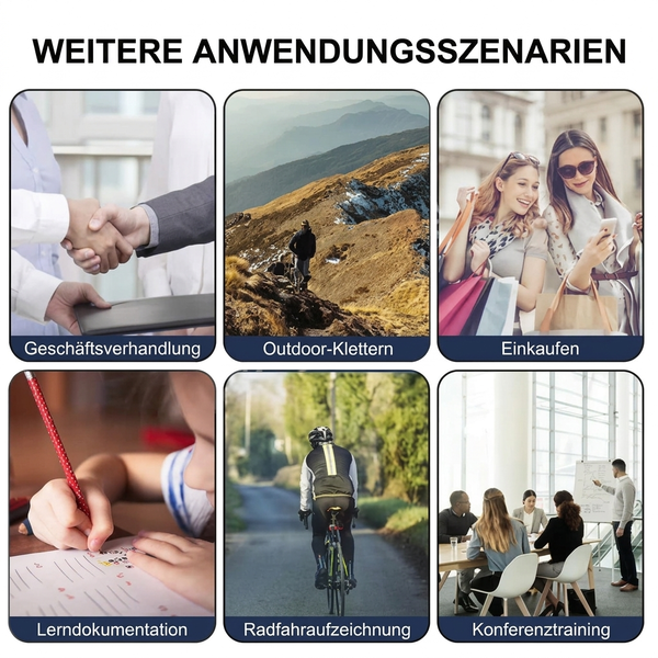 📢📢50% RABATT !!⏰HD1080P Tragbare Mini-Sportkamera
