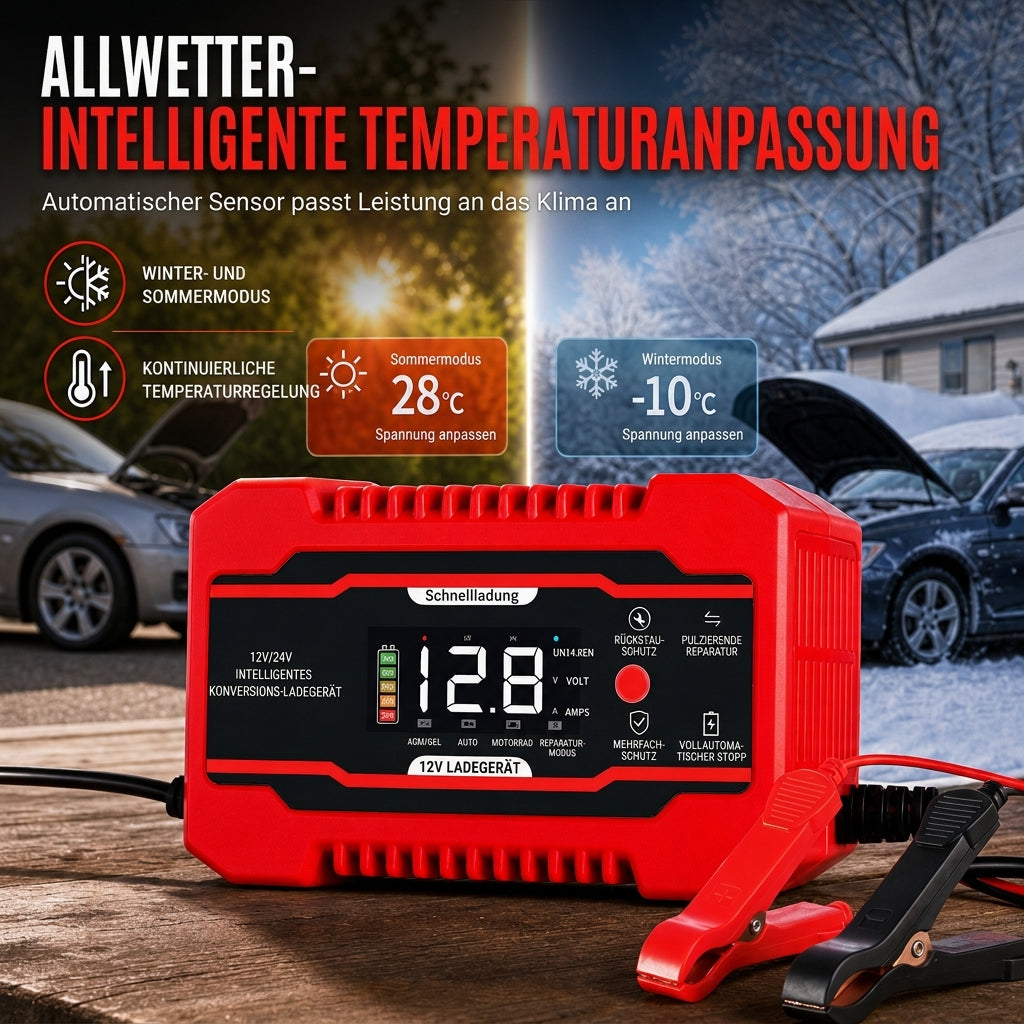 📢📢50% RABATT !!⏰12V 6A für Blei-Säure-Batterien in Autos und Motorrädern