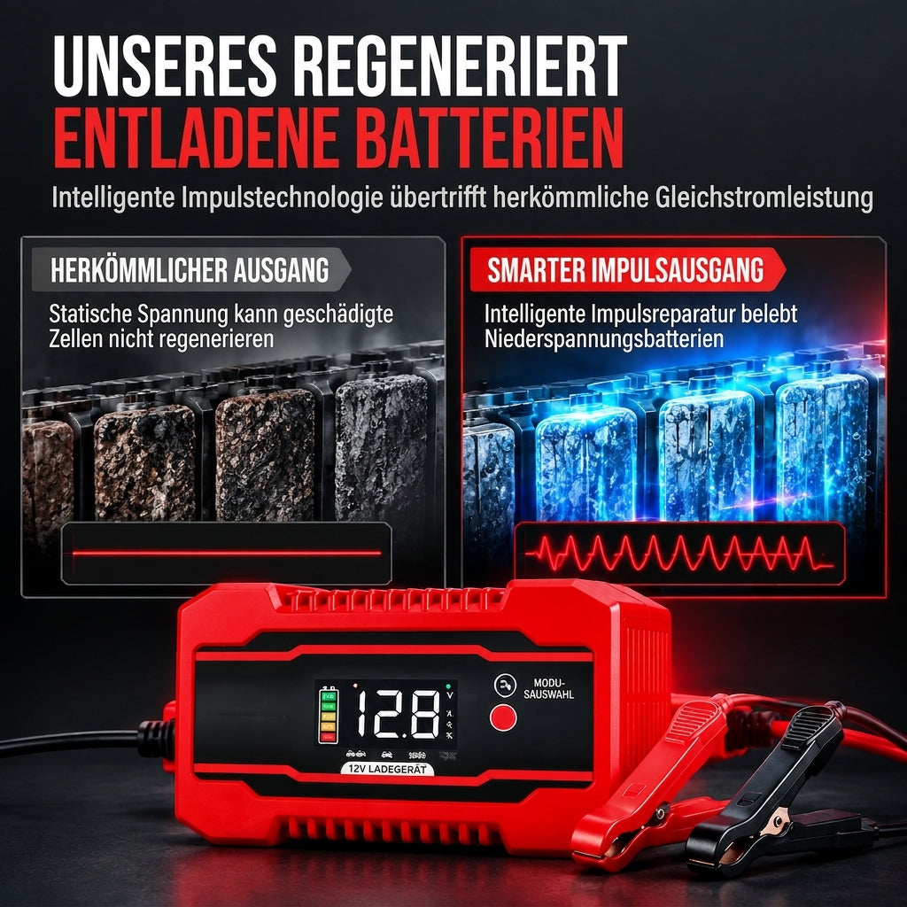 📢📢50% RABATT !!⏰12V 6A für Blei-Säure-Batterien in Autos und Motorrädern