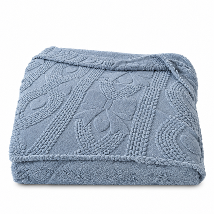 ❄️🛌 Doppelseitige Jacquard-Plüschdecke – Weich, hautfreundlich & gemütlich für Couch, Sofa, Bett und Büro