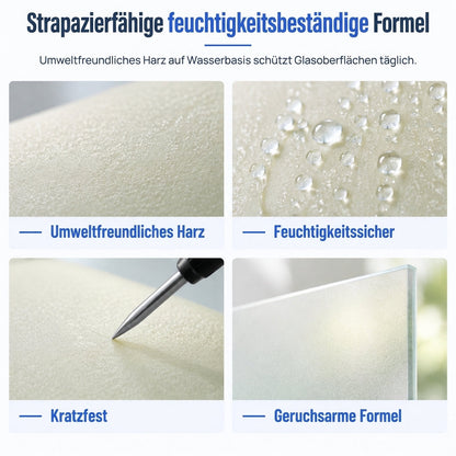 🪟 Wasserbasierte, wasserdichte Mattglasfolie – Selbstklebende Fensterfolie für Sichtschutz & Dekoration