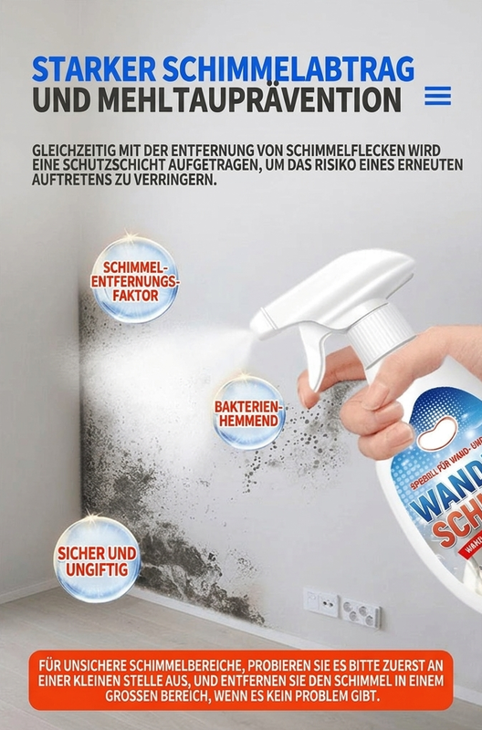 🔥🎁 2+1 GRATIS!!🧼 Hochwirksames Schimmelentfernungsspray
