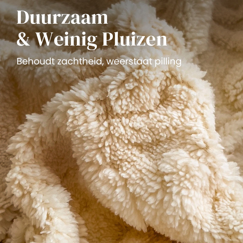 ☁️ Plüsch-Strick-Spannbettlaken – 360° rundum dehnbar für perfekten Sitz 💤