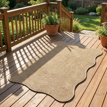 🏡 Rutschfester Läufer in Jute-Optik – langlebig & pflegeleicht ✅ ideal für Flur, Küche & Wohnzimmer ✨