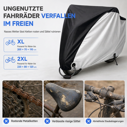 📢📢 50% RABATT !! ⏰ Wasserfeste und staubdichte 190T Fahrradabdeckung für den Außenbereich zum Schutz Ihres Fahrrads