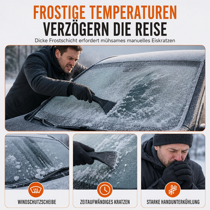 ❄️ Universelle Schneedecke für die Frontscheibe – verdicktes Oxford-Gewebe, Frostschutz & Eisfrei-Start für Auto, SUV & Van
