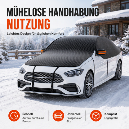 ❄️ Universelle Schneedecke für die Frontscheibe – verdicktes Oxford-Gewebe, Frostschutz & Eisfrei-Start für Auto, SUV & Van