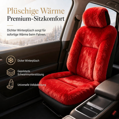 🚗 50% RABATT ❄️ Warme Plüsch-Autositzbezüge, universelle Größe, komfortables Set 🧣