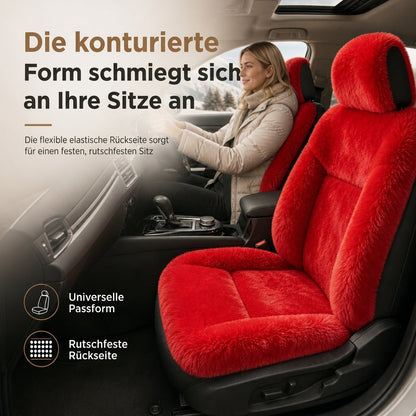 🚗 50% RABATT ❄️ Warme Plüsch-Autositzbezüge, universelle Größe, komfortables Set 🧣